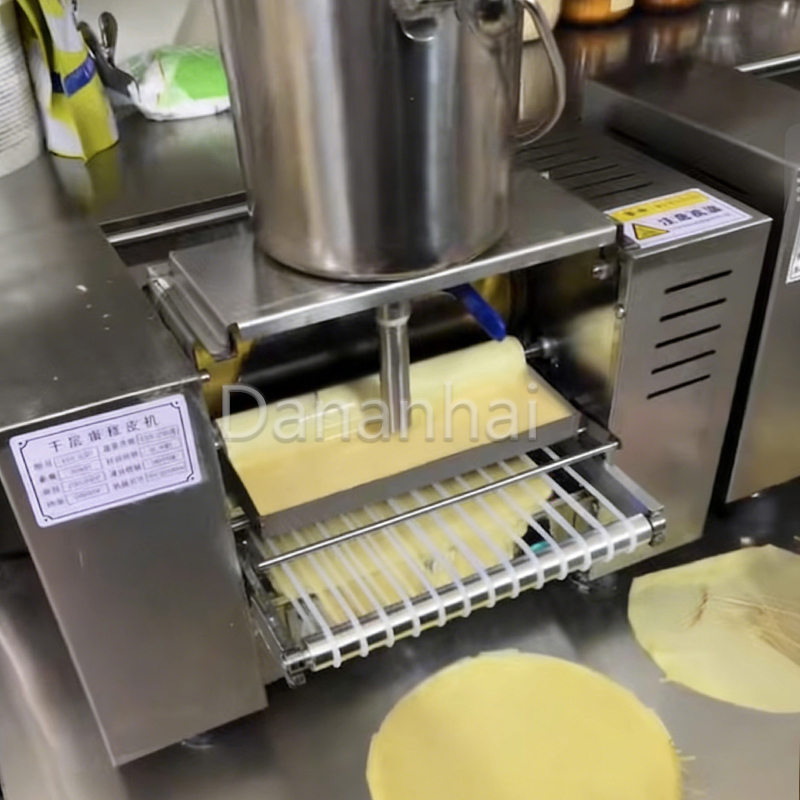 Kitchen Appliances Stores - Kleine Pfannkuchenmaschine für Dessertläden - Tausendschicht-Kuchenhüllen-Hersteller