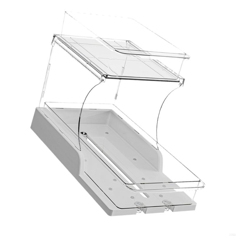 Kitchen Appliances Stores - Stilvolle 2-lagige drehbare Küchenorganizer, Mehrzweck-Küchenregal zur