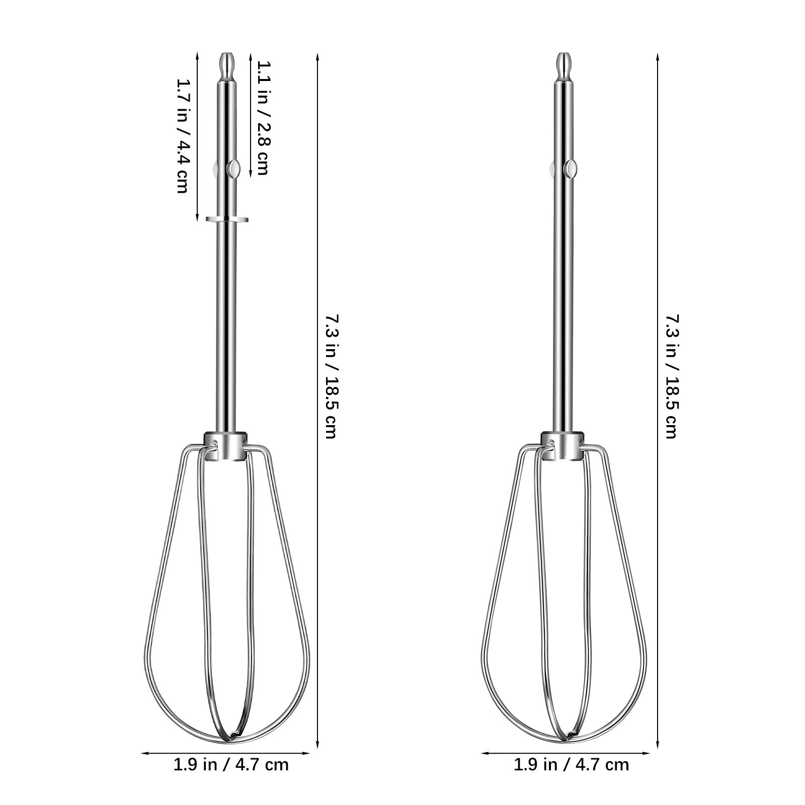2 Stück Schneebesen, elektrisc – Hand Mixer Electric Bewertung und Preis
