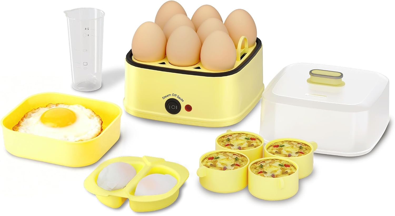 8-in-1 Elektrischer Eierkocher – Egg Cooker Rapid Bewertung und Preis