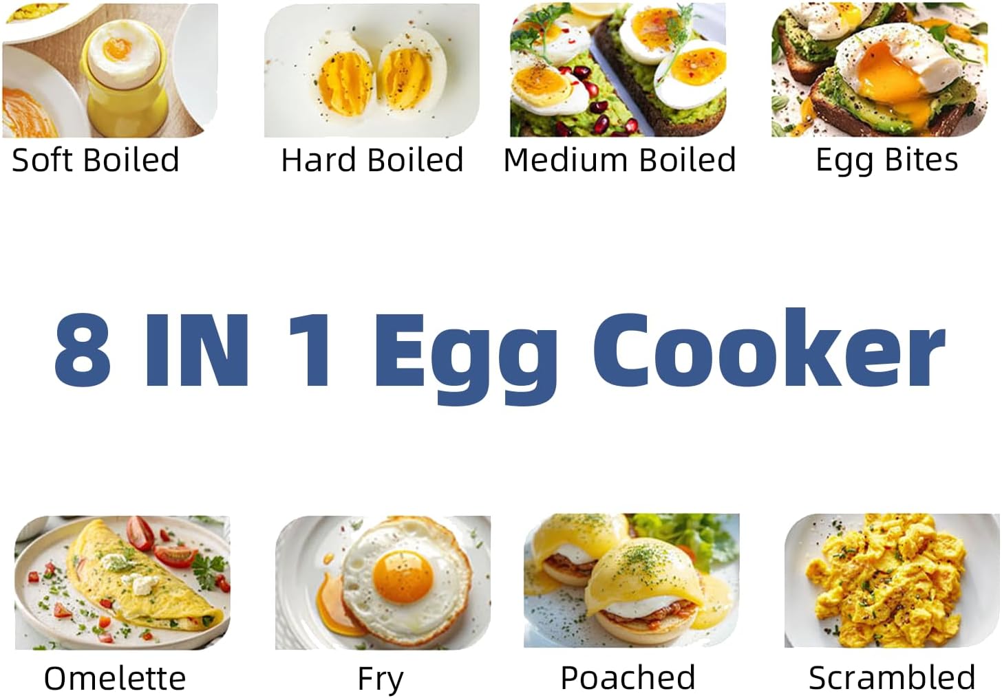 8-in-1 Elektrischer Eierkocher – Egg Cooker Rapid Bewertung und Preis