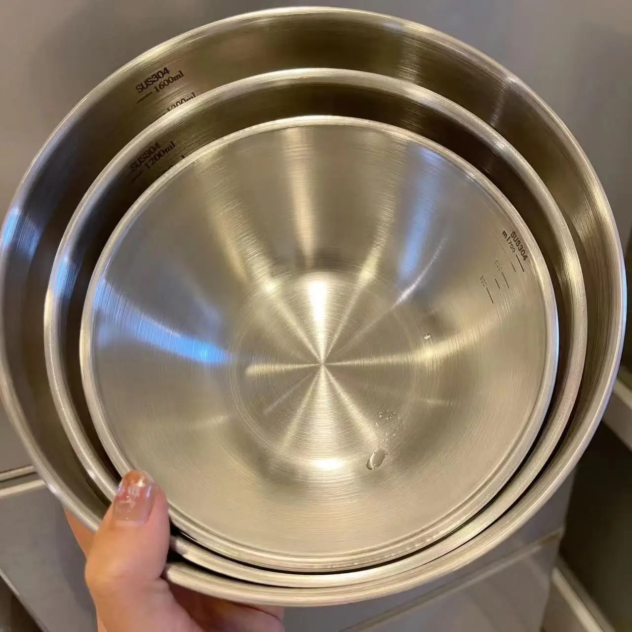1-3 Edelstahl-Schüssel-Set mit – Stand Mixer Bowl Bewertung und Preis