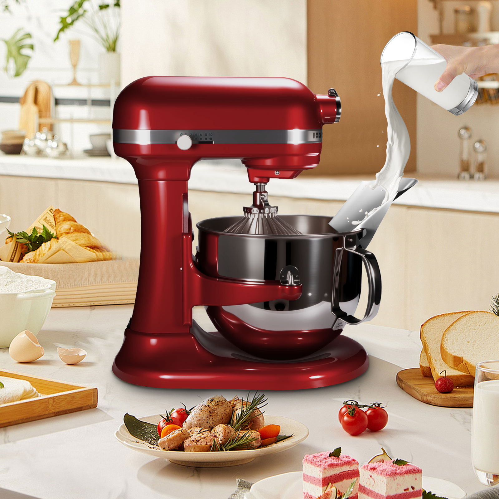 1 Stück Edelstahl-Kippschutz f – Stand Mixer Bowl Bewertung und Preis